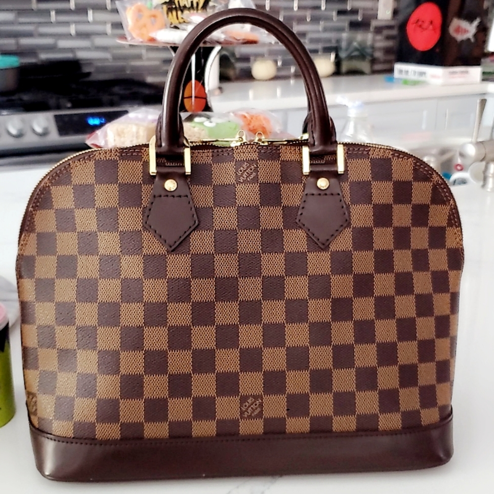 Damier Ebene Alma PM